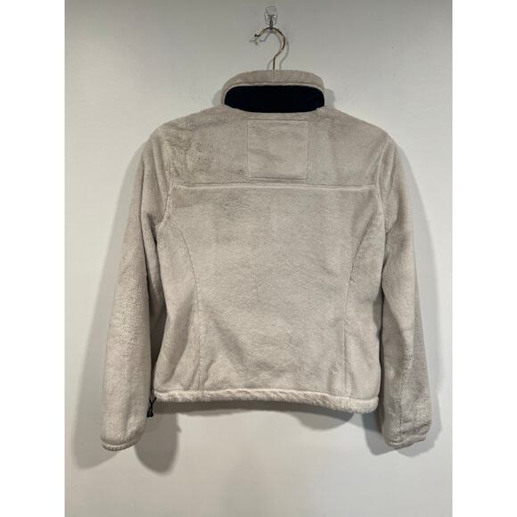 Abercrombie & Fitch Girls Cozy Warm Sherpa Fleece Zip up Jacket Cream XL - Picture 6 of 8